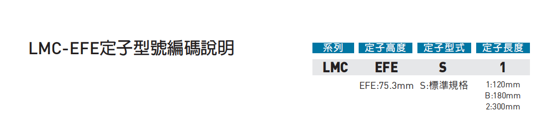 直线电机LMC-EFE3